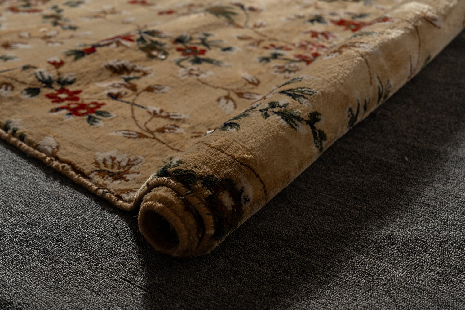 Florida Old Gold Royal Satin Wall-to-Wall Carpet